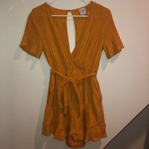 Copper Gold Romper Perfect Condition